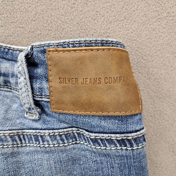 Silver Jeans Zac Bootcut Mens 34x32 Jeans Medium Wash W34 L32 - Picture 8 of 9